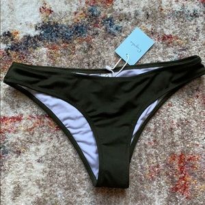NWT Cupshe Art Treasure Swim Bottoms - L